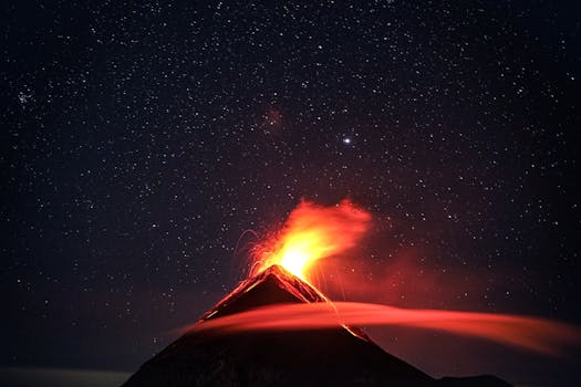 How a volcano is formed